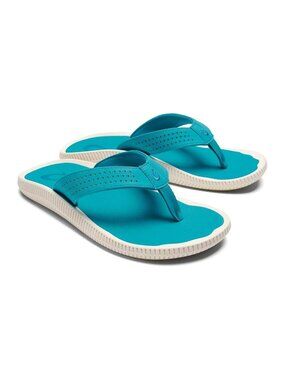 OluKai Ulele Men's Beach Sandals, Water Resistant Flip Flops, Size 9